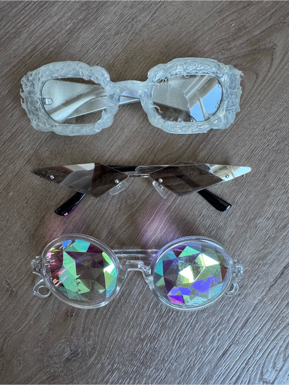 Festival Rave Sunglasses with Cases – 3 Styles
